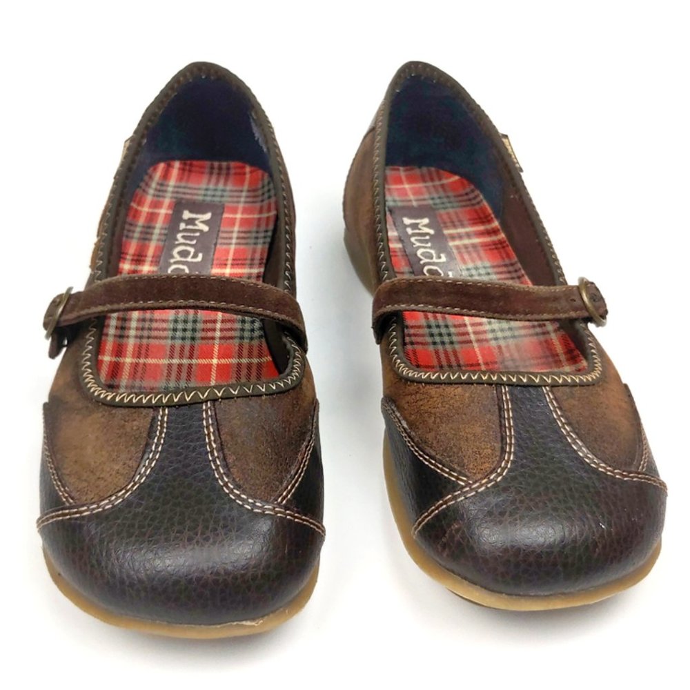Mudd Mary Jane Style Brown Flats 7.5M